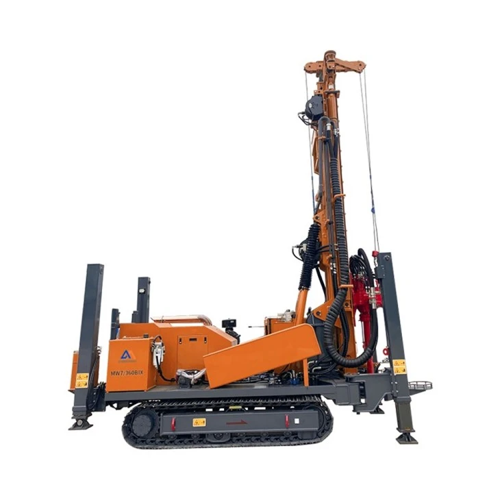 Syvän kaivon hydraulikäyttöinen kuorma-autoon asennettu kaivonporauslaite MW7╱360BⅨ